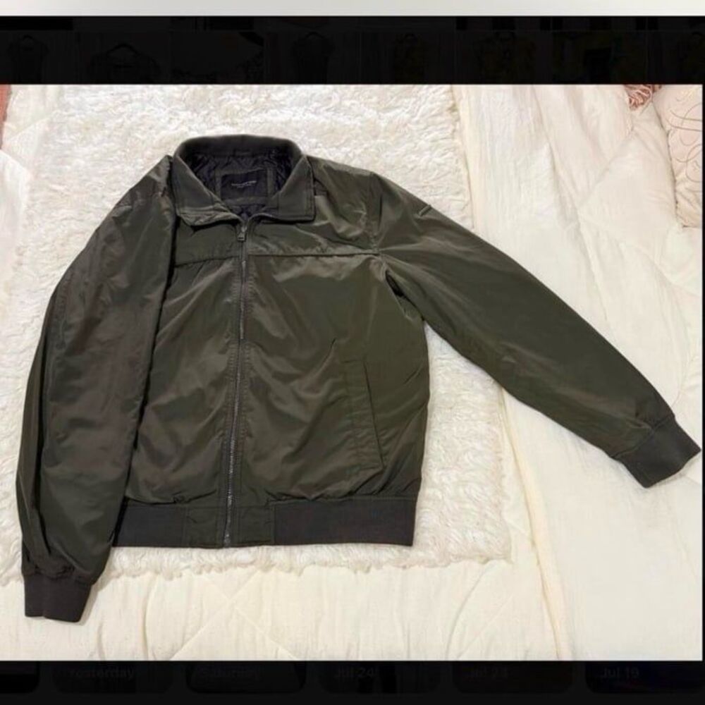 LIKE NEW Men’s Olive Bomber Outdoor Jacket -Size L - Marc NY